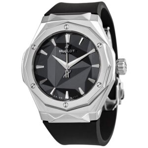 Men's Classic Fusion Rubber Black Dial Watch