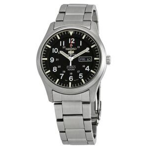 Men's Series 5 Stainless Steel Black Dial Watch